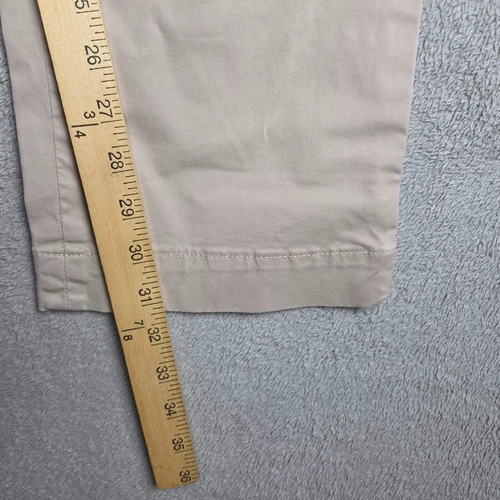 Todd Snyder Beige Cotton Blend Stretch Chino Extended tab Pant Mens 36X32